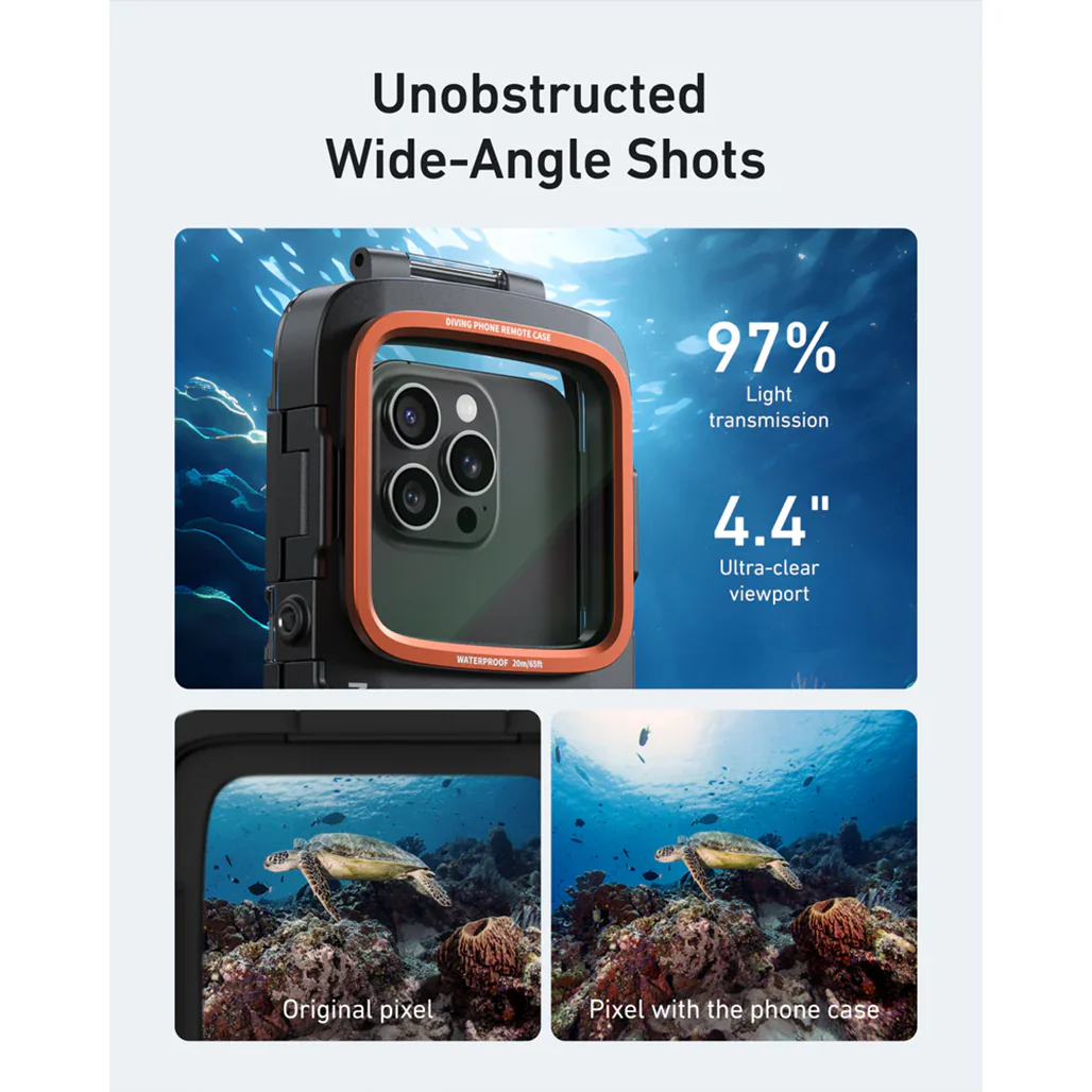 TELESIN Waterproof Underwater Diving Phone Case - Image 7