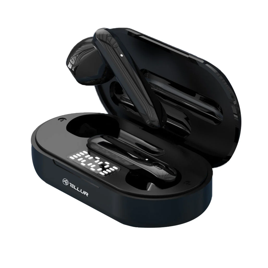 Tellur Flip - Bluetooth True Wireless Earphones – Black - Image 2