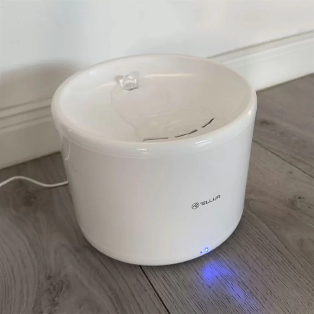 Tellur Smart WiFi Pet Water Dispenser 2L with UV Sterilization – White - Image 4