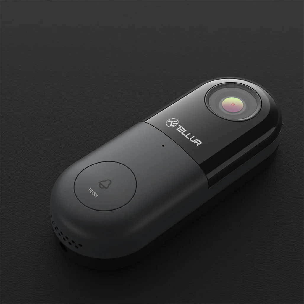 Tellur Video Doorbell WiFi - Full HD 1080P, Night Vision, Two-Way Audio, IP54 Weatherproof - Black - Image 5