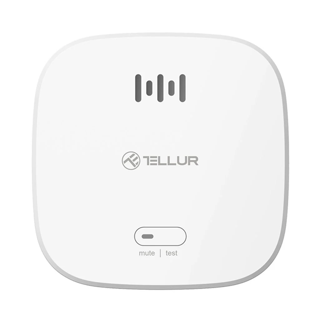 Tellur WiFi Smart Smoke Sensor - Intelligent Smoke Detection with Push Notifications and Tamper Alerts