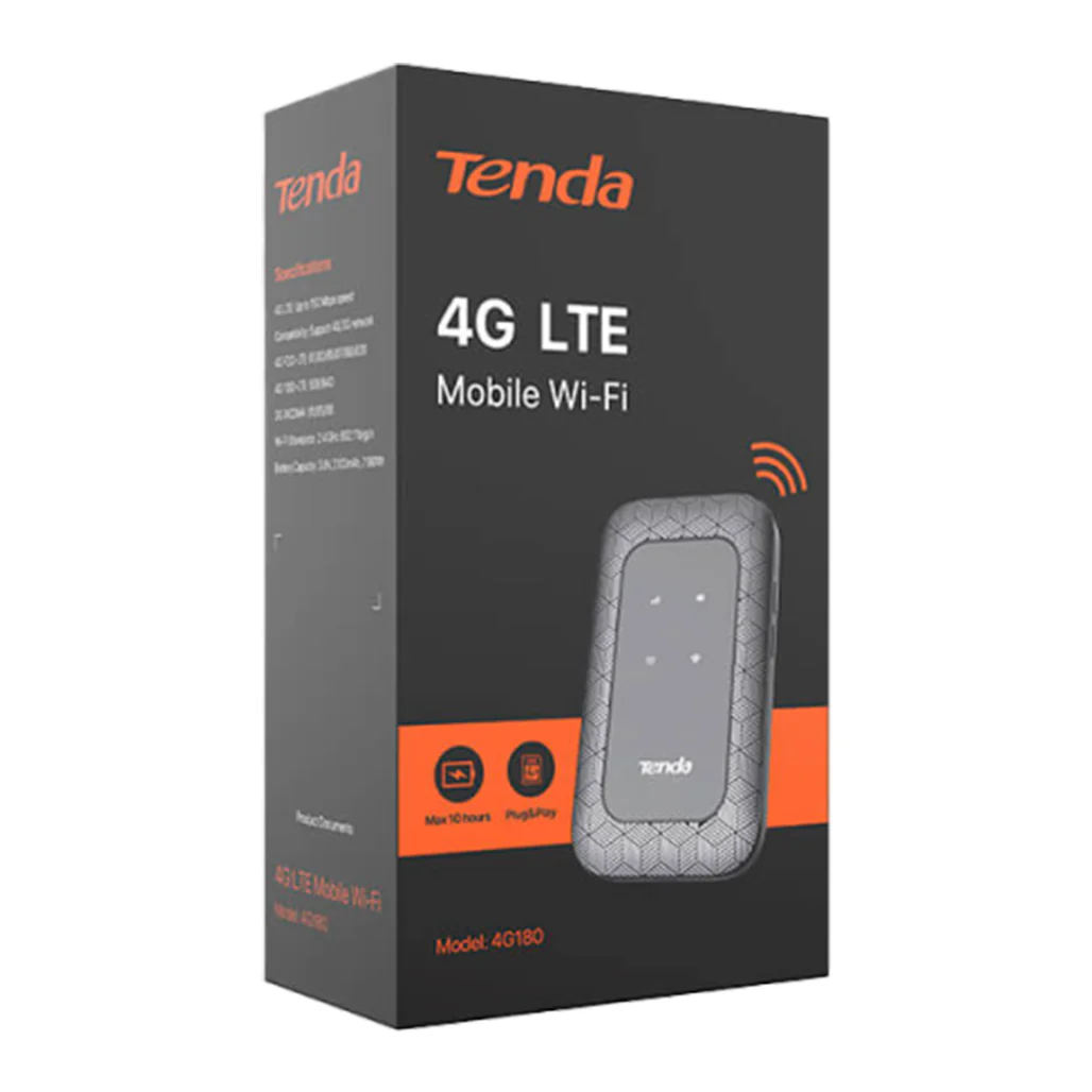 Tenda 4G180 4G LTE Mobile Hotspot / Router (N150, Internal Antennas) - Image 5