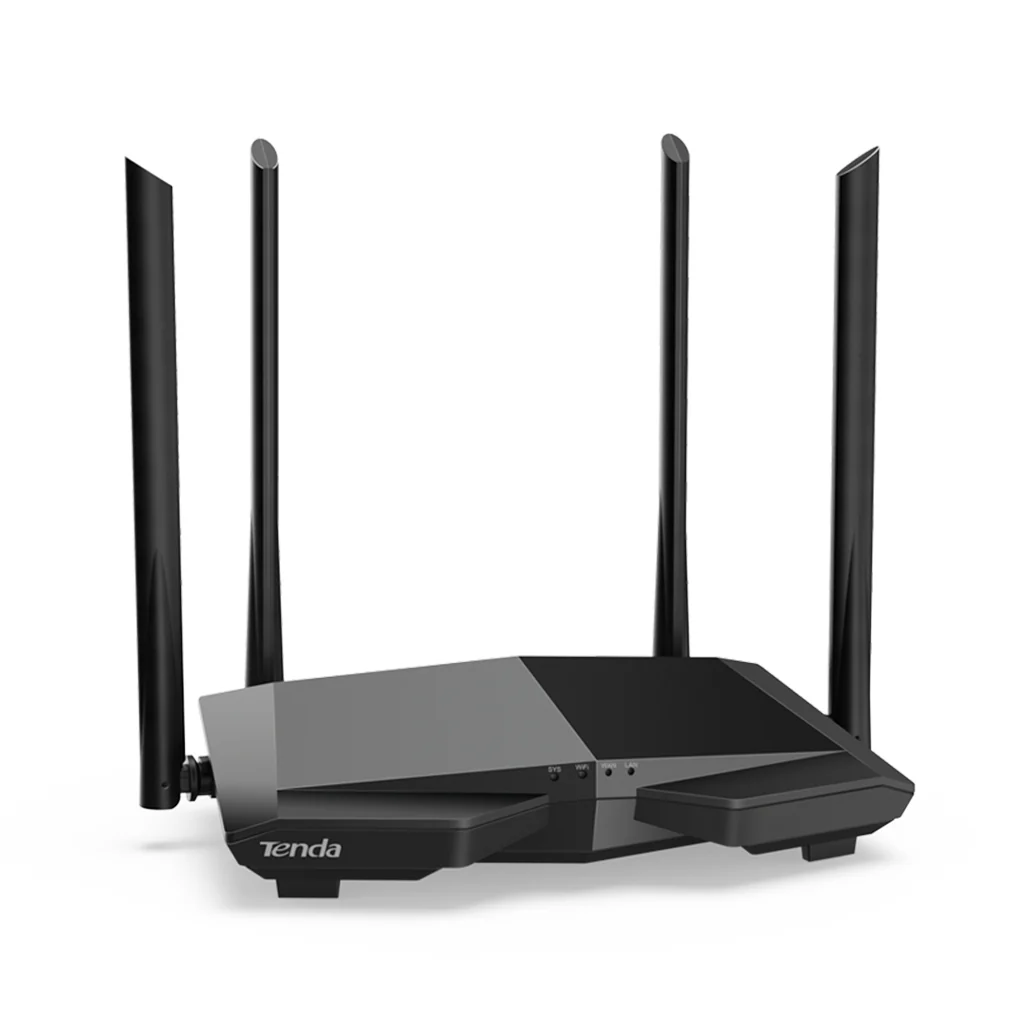 Tenda AC6 AC1200 Dual-Band WiFi Router (4× External Antennas) - Image 2