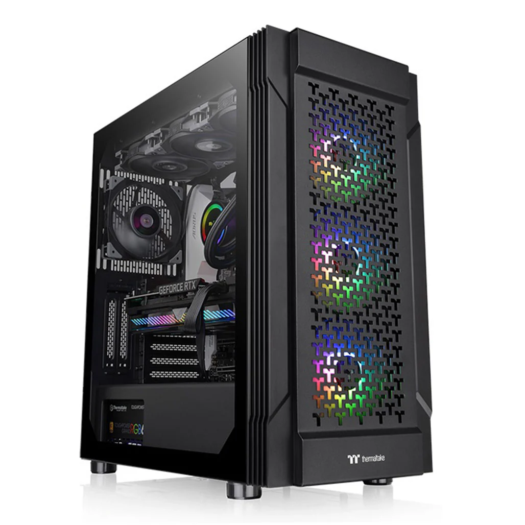 Thermaltake Versa T27 TG ARGB Mid Tower Chassis – E-ATX Case