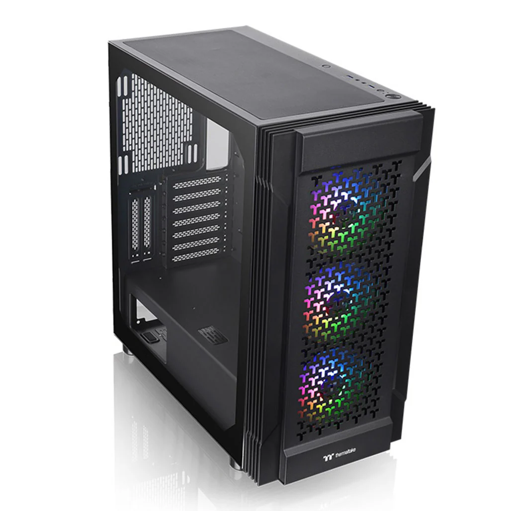 Thermaltake Versa T27 TG ARGB Mid Tower Chassis – E-ATX Case - Image 3