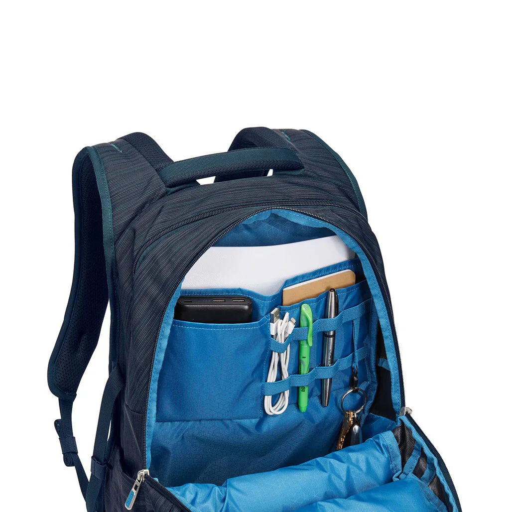 Thule Construct Carbon Blue Laptop Backpack – 28L Water-Resistant Design with Padded Compartments for 15.6" Laptop and Tablet - Image 5