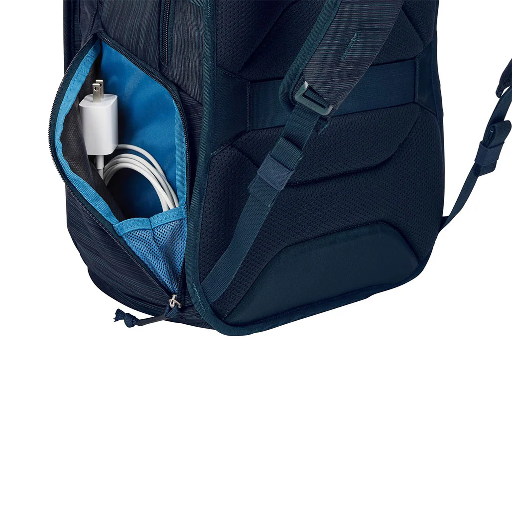 Thule Construct Carbon Blue Laptop Backpack – 28L Water-Resistant Design with Padded Compartments for 15.6" Laptop and Tablet - Image 6