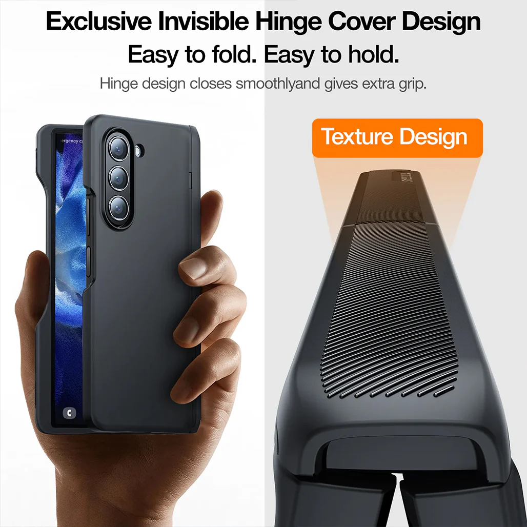 Torras Armor Stand Case for Samsung Galaxy Z Fold 6 – Magnetic, Shockproof, Kickstand Protection - Image 5