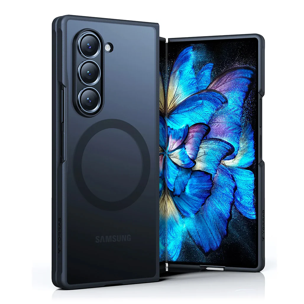 Torras Guardian-Mag Case for Samsung Galaxy Z Fold 6 – Magnetic Slim Fit Case with S Pen Holder, No Adhesive, Compatible with Wireless Charging & Magnetic Accessories - Image 2