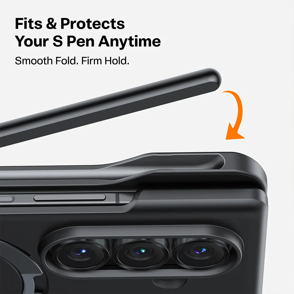 TORRAS Ostand Spin Magnetic Case for Samsung Z Fold 7 - Includes 2 Screen Protectors - Image 6