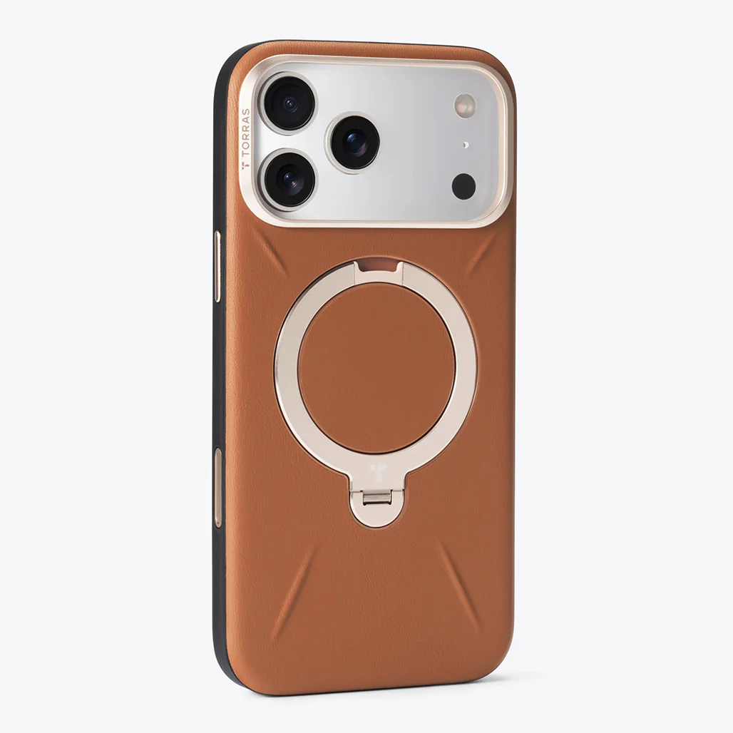 Torras Ostand Q3 VegSkin Case with 360° Spin Stand for iphone 17 - Image 5