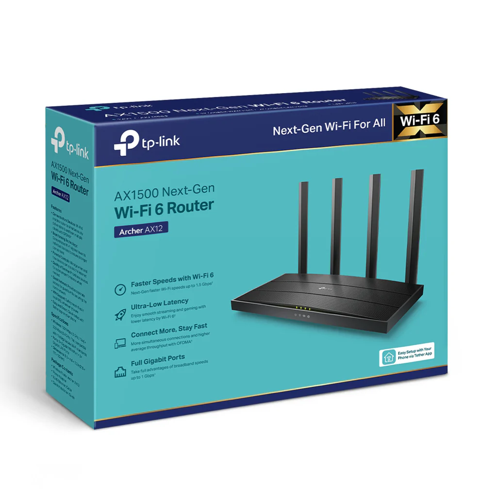 TP-Link Archer AX12 - AX1500 Wi-Fi 6 Router - Image 4
