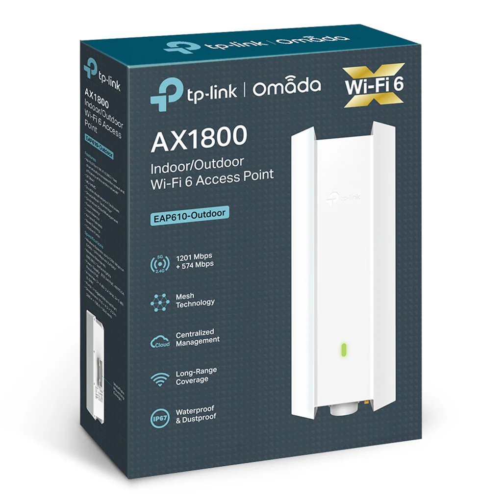TP-Link EAP610-Outdoor - AX1800 Indoor/Outdoor WiFi 6 Access Point - Image 5