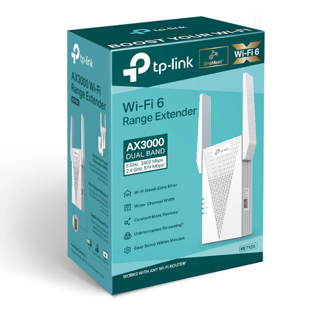 TP-Link RE715X - AX3000 Mesh WiFi 6 Extender - Image 6