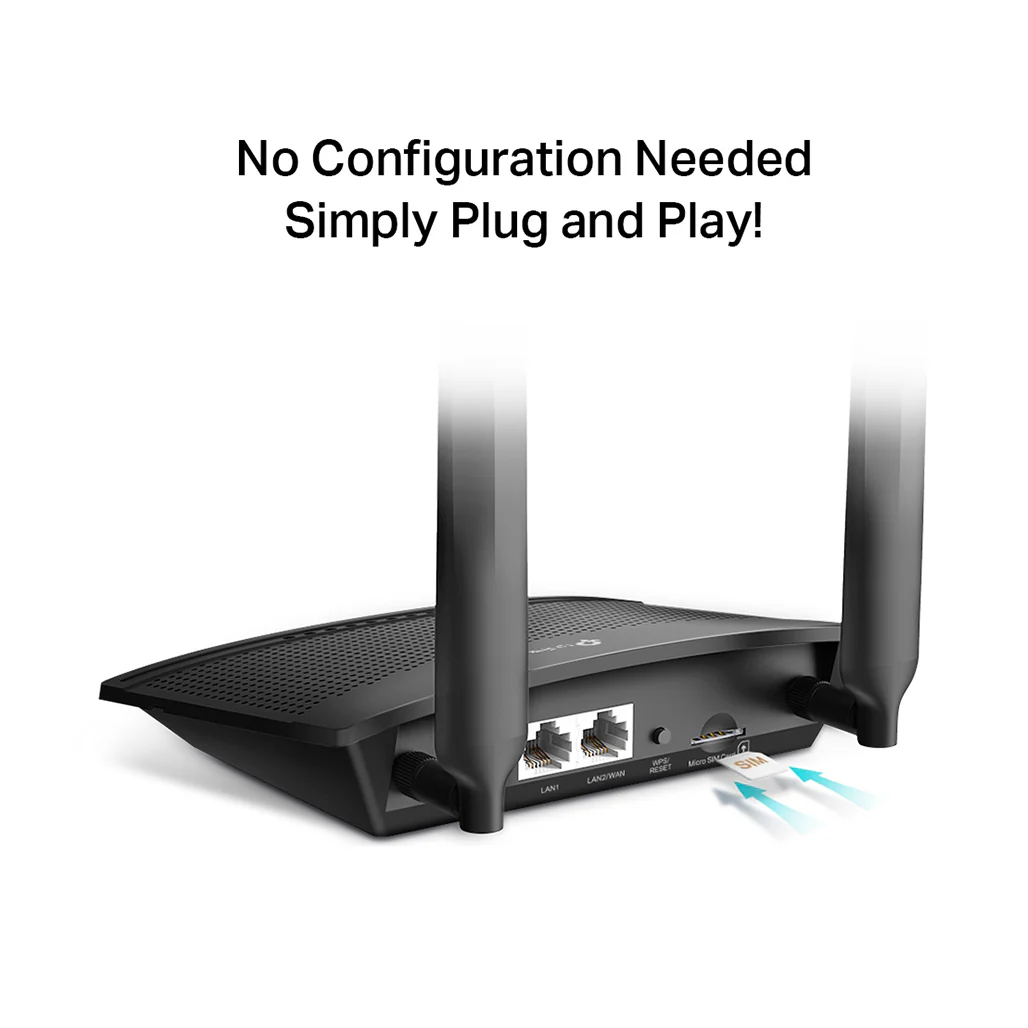 TP-Link TL-MR100 - 300 Mbps Wireless N 4G LTE Router - Image 3