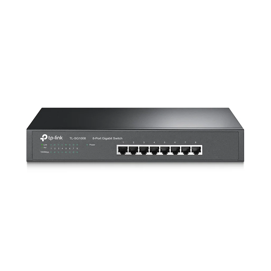 TP-Link TL-SG1008 - 8-Port Gigabit Desktop/Rackmount Switch