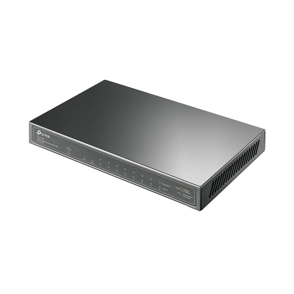 TP-Link TL-SG1210P - 10-Port Gigabit Desktop Switch with 8 PoE+ Ports - Image 3