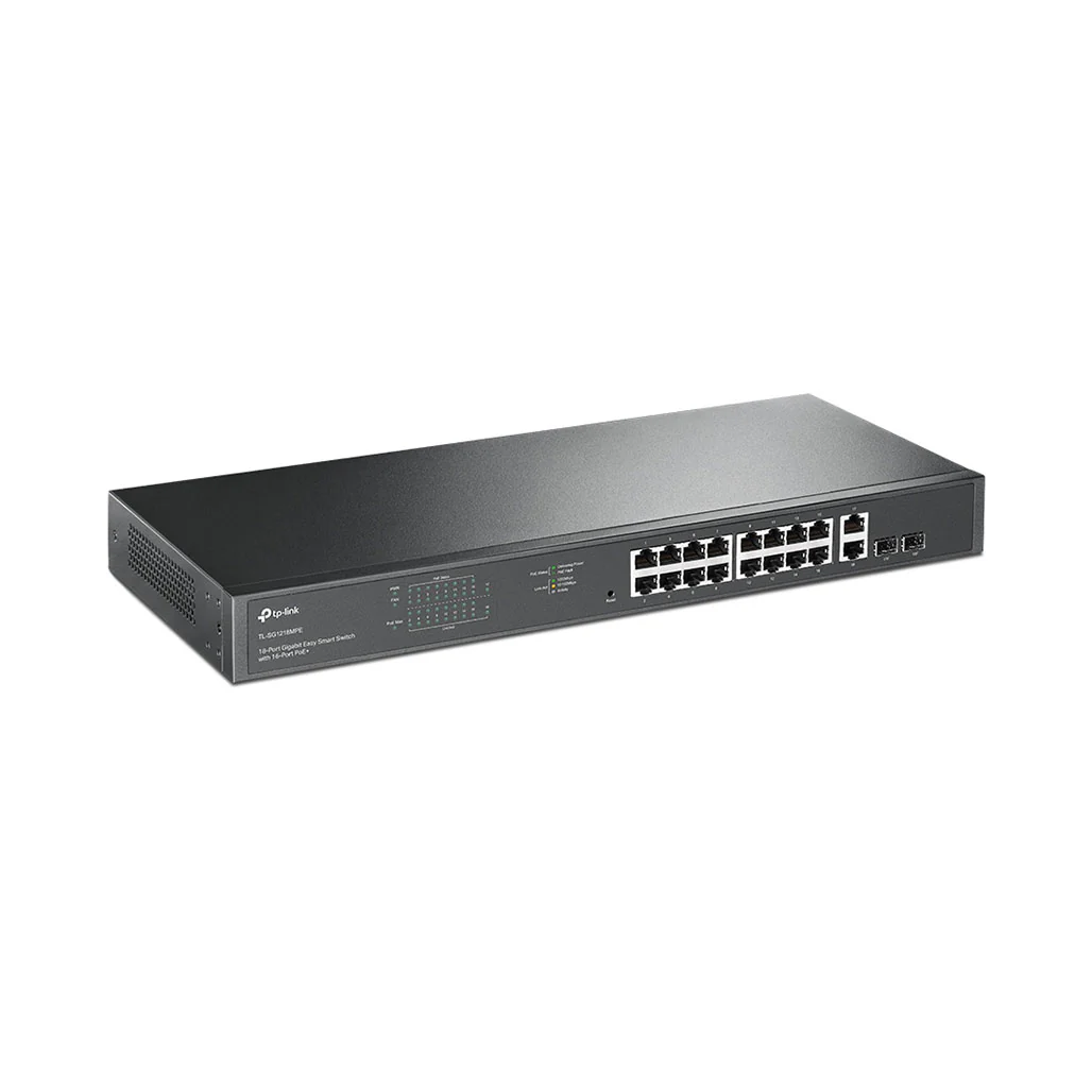 TP-Link TL-SG1218MPE - 18-Port Gigabit Easy Smart Switch with 16 PoE+ Ports - Image 2