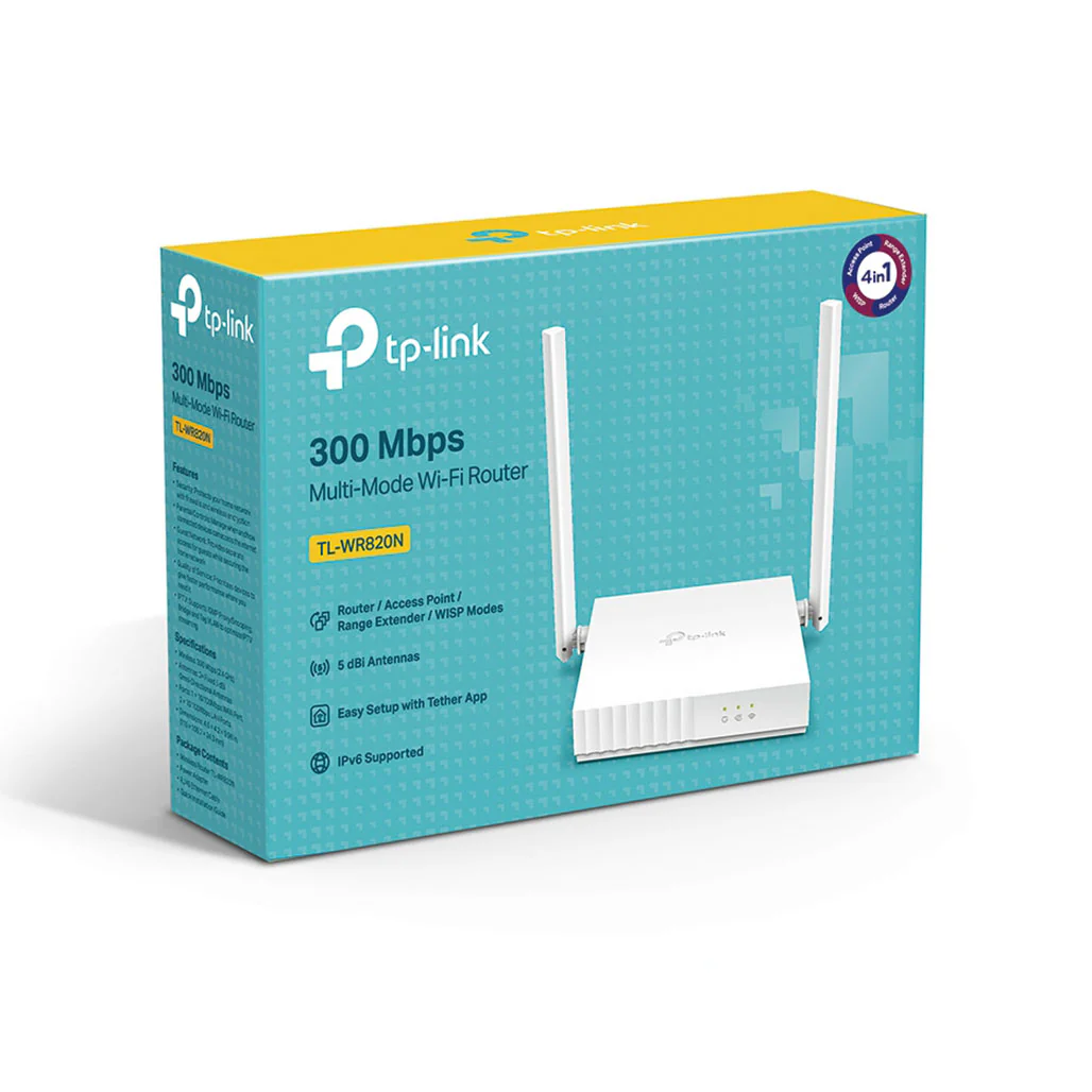 TP-Link TL-WR820N - 300 Mbps Multi-Mode Wi-Fi Router - Image 4