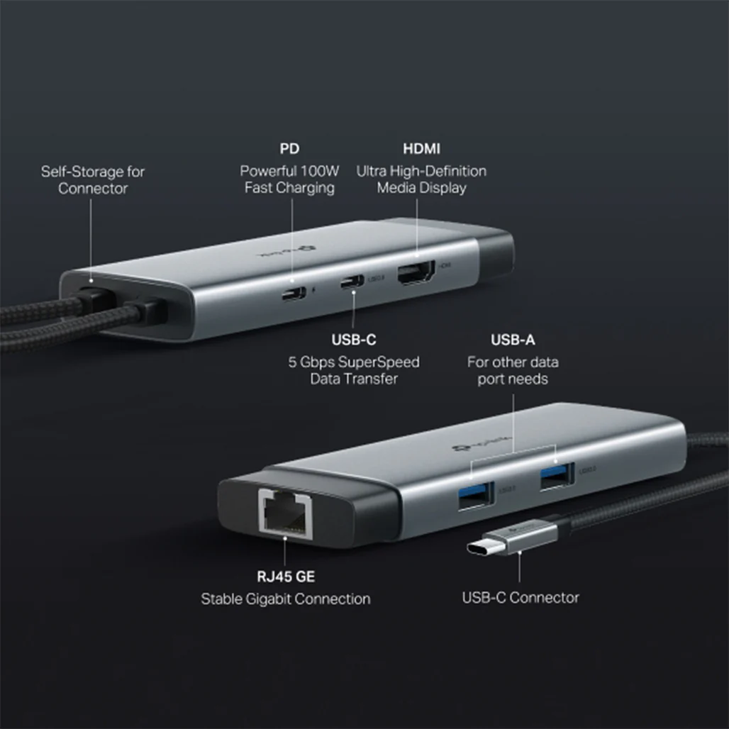 TP-Link USB Type-C 6 in 1 Hub - Image 5