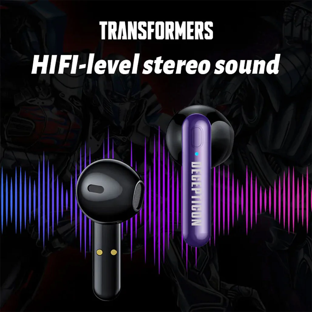 Transformers TF-T03 - Bluetooth 5.3 TWS Wireless Gaming Earphones - Image 2