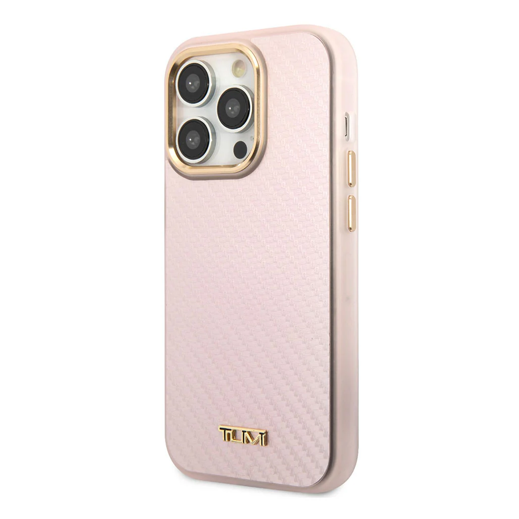 Tumi HC Aluminum Carbon Pattern Case for iPhone 14 Pro Max - Image 4