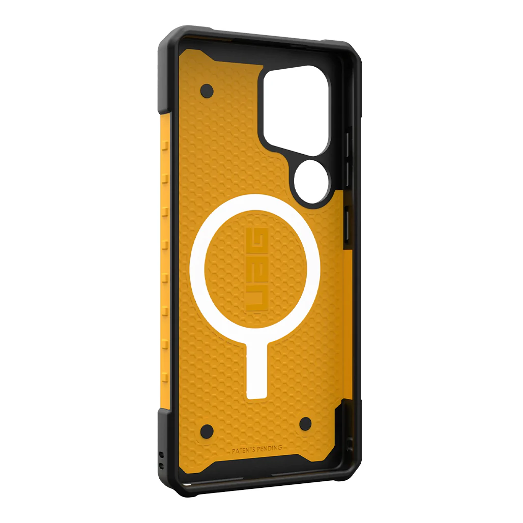 UAG Pathfinder Galaxy S25 Ultra Case - Rugged Drop Protection, MagSafe Compatible, Heritage Yellow - Image 4
