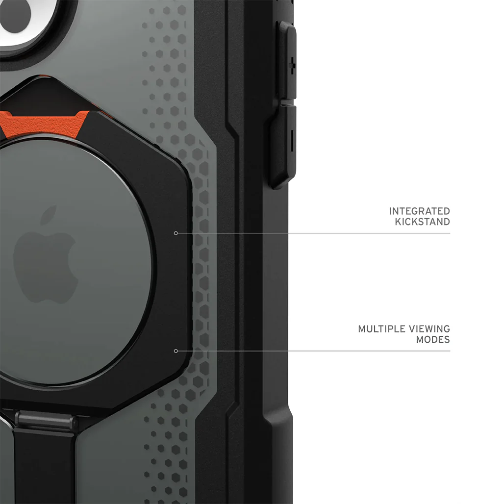 UAG Plasma XTE iPhone 15 Pro Max Case | Rugged MagSafe Protection with Kickstand - Image 8