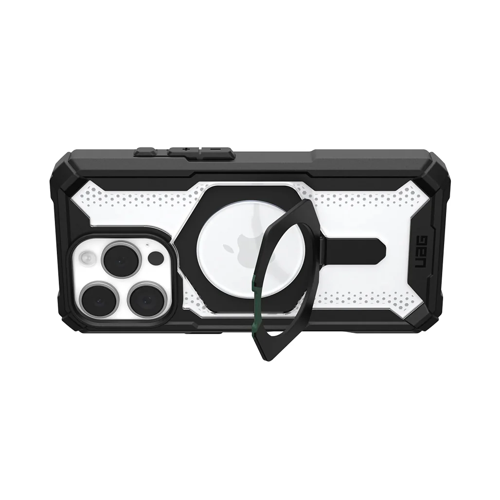 UAG Plasma XTE iPhone 16 Pro Case - Black/Clear | Durable, MagSafe-Compatible Case with Kickstand and 20 ft Drop Protection - Image 3