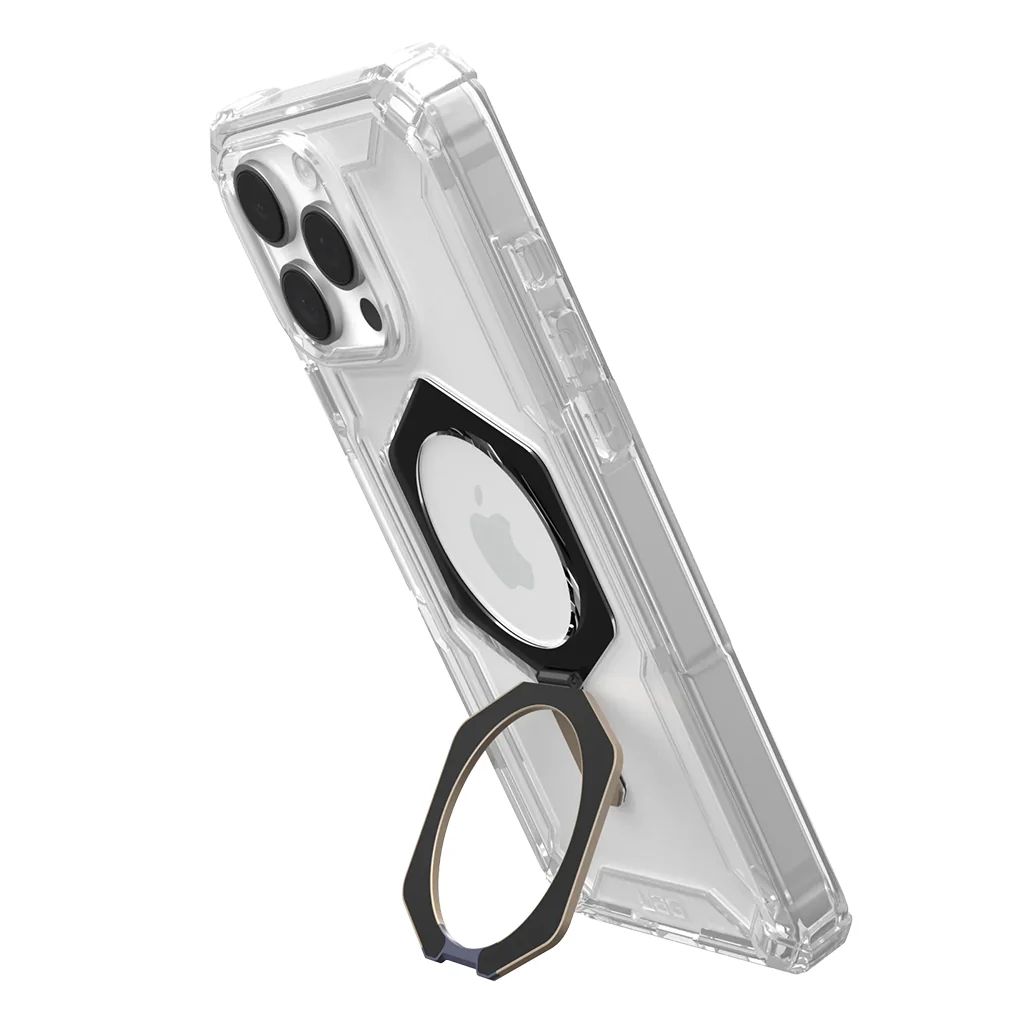 UAG Plasma XTE iPhone 16 Pro Max Case - Clear/Titanium | Ultimate Drop Protection, MagSafe Compatibility, and Metal Kickstand - Image 2
