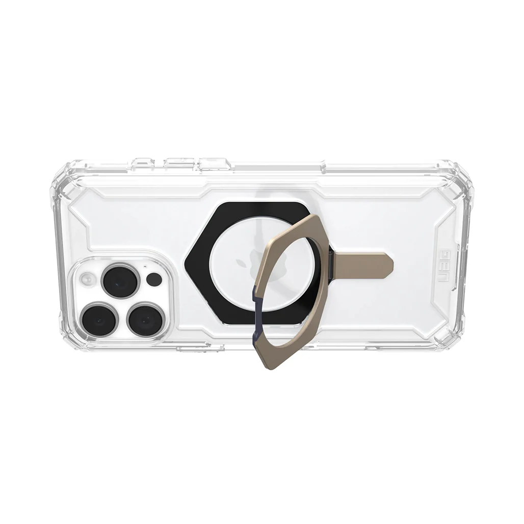 UAG Plasma XTE iPhone 16 Pro Max Case - Clear/Titanium | Ultimate Drop Protection, MagSafe Compatibility, and Metal Kickstand - Image 3