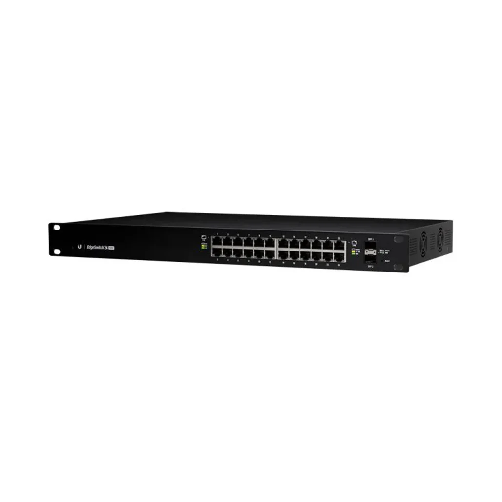 Ubiquiti EdgeSwitch 24 PoE (250W) – High-Capacity Layer 2/3 PoE Switch with 24 Gigabit Ports and 2 SFP Ports - Image 2