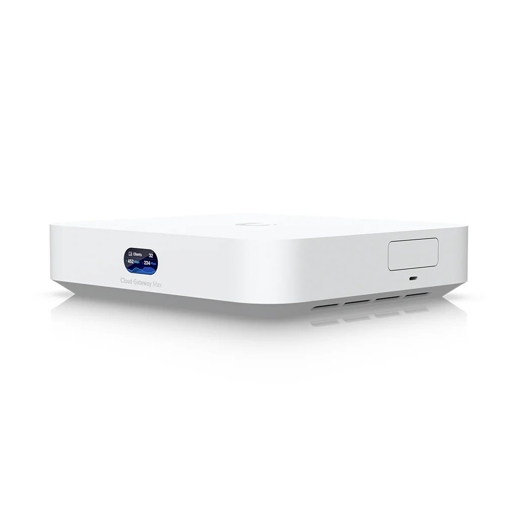 Ubiquiti UniFi Cloud Gateway Max - Compact 2.5 G Cloud Gateway with NVMe, Multi-WAN & Enterprise Security - Image 2