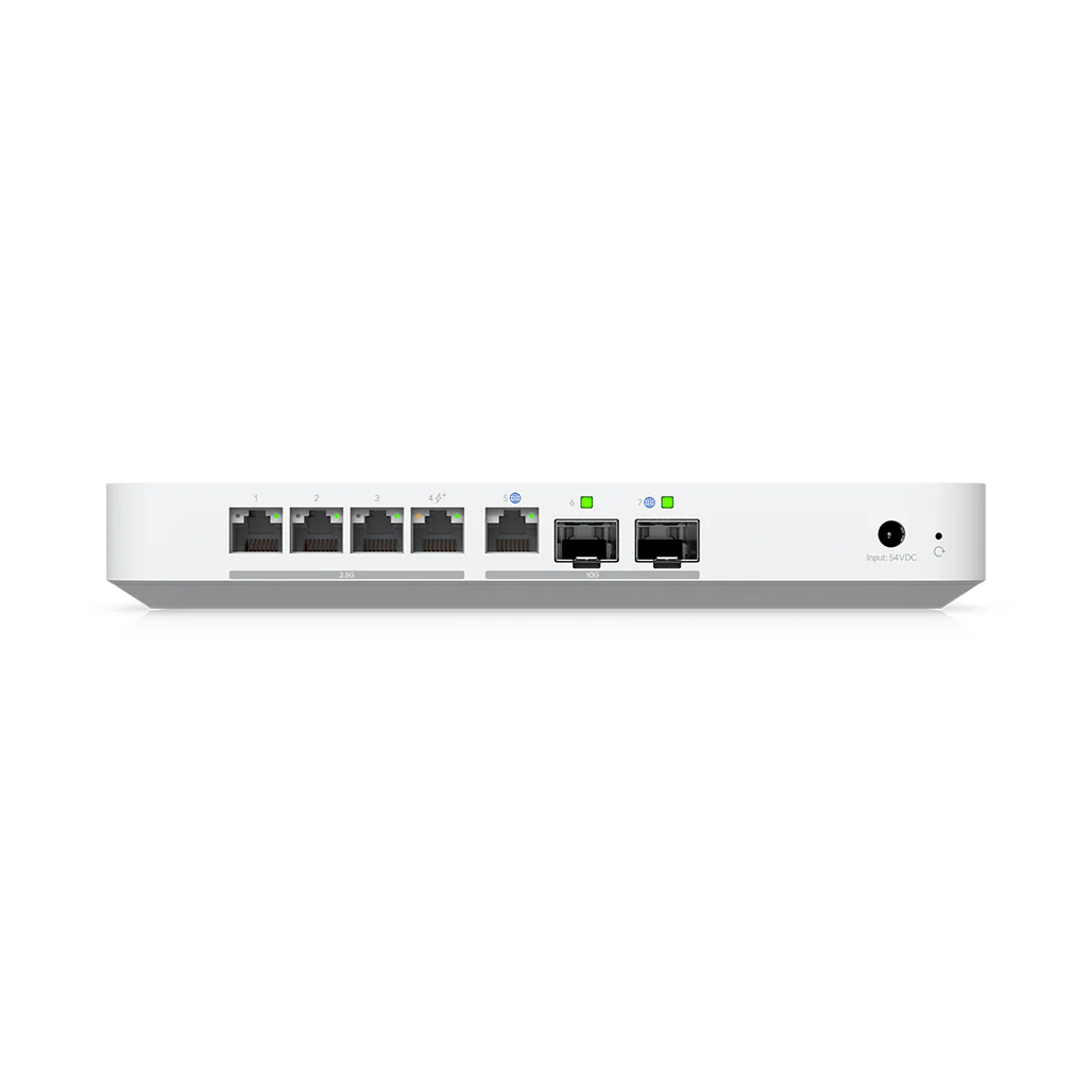 Ubiquiti UXG-Fiber Gateway Fiber – Desktop 10G Gateway with 4 × 2.5 GbE Switch & 5 Gbps Routing - Image 4