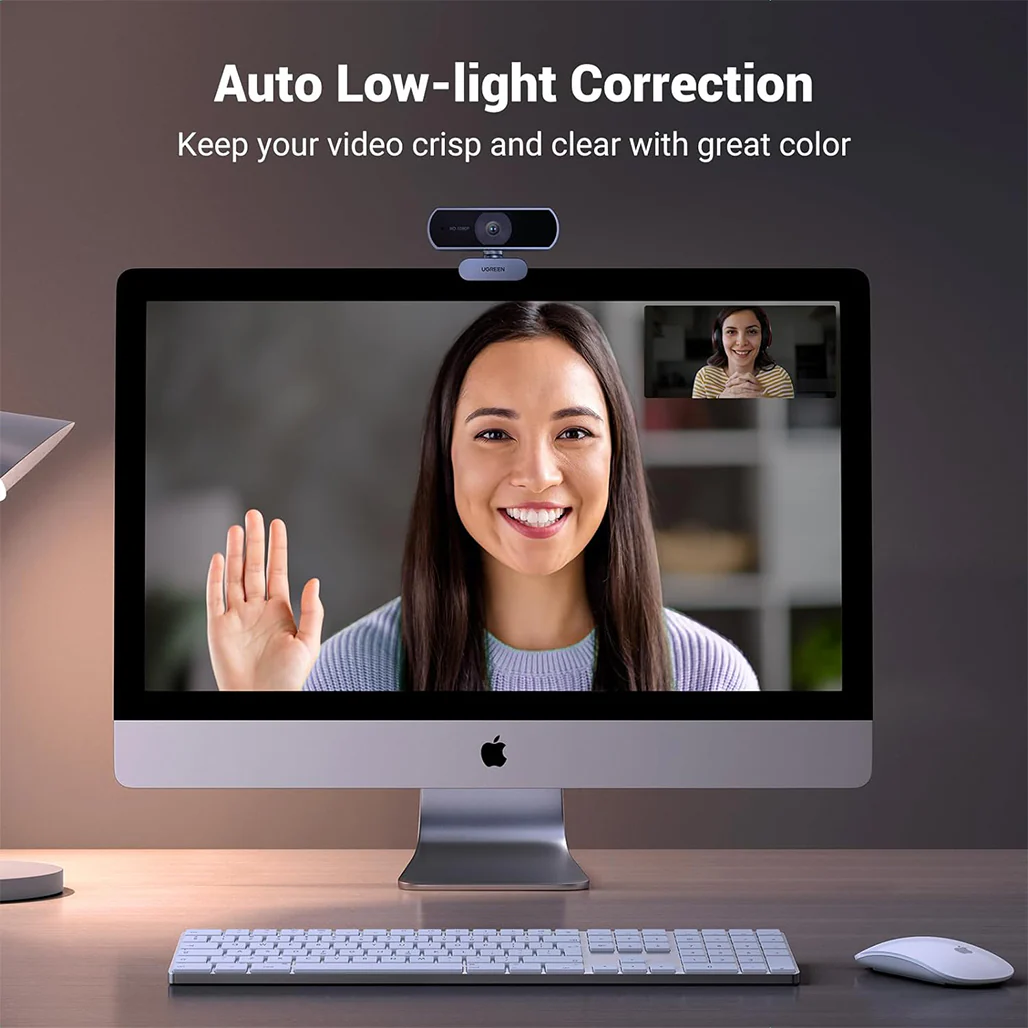 UGreen 1080P USB HD Webcam with Built-In Microphone - Image 3