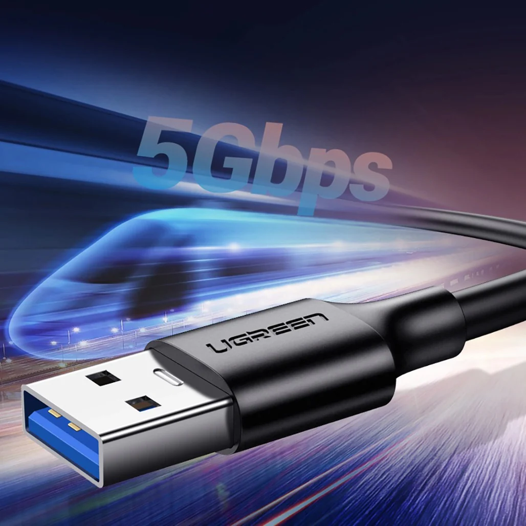 Ugreen 20881 USB-A 3.0 / USB-C 3A cable 0.5m - black - Image 14