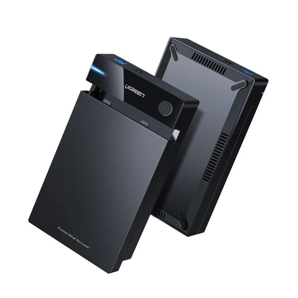 Ugreen 3.5'' SATA HDD Enclosure USB 3.0 – High-Speed External Hard Drive Case