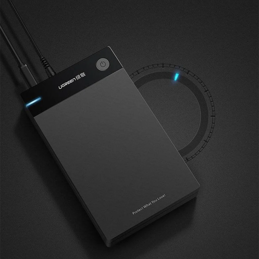 Ugreen 3.5'' SATA HDD Enclosure USB 3.0 – High-Speed External Hard Drive Case - Image 4