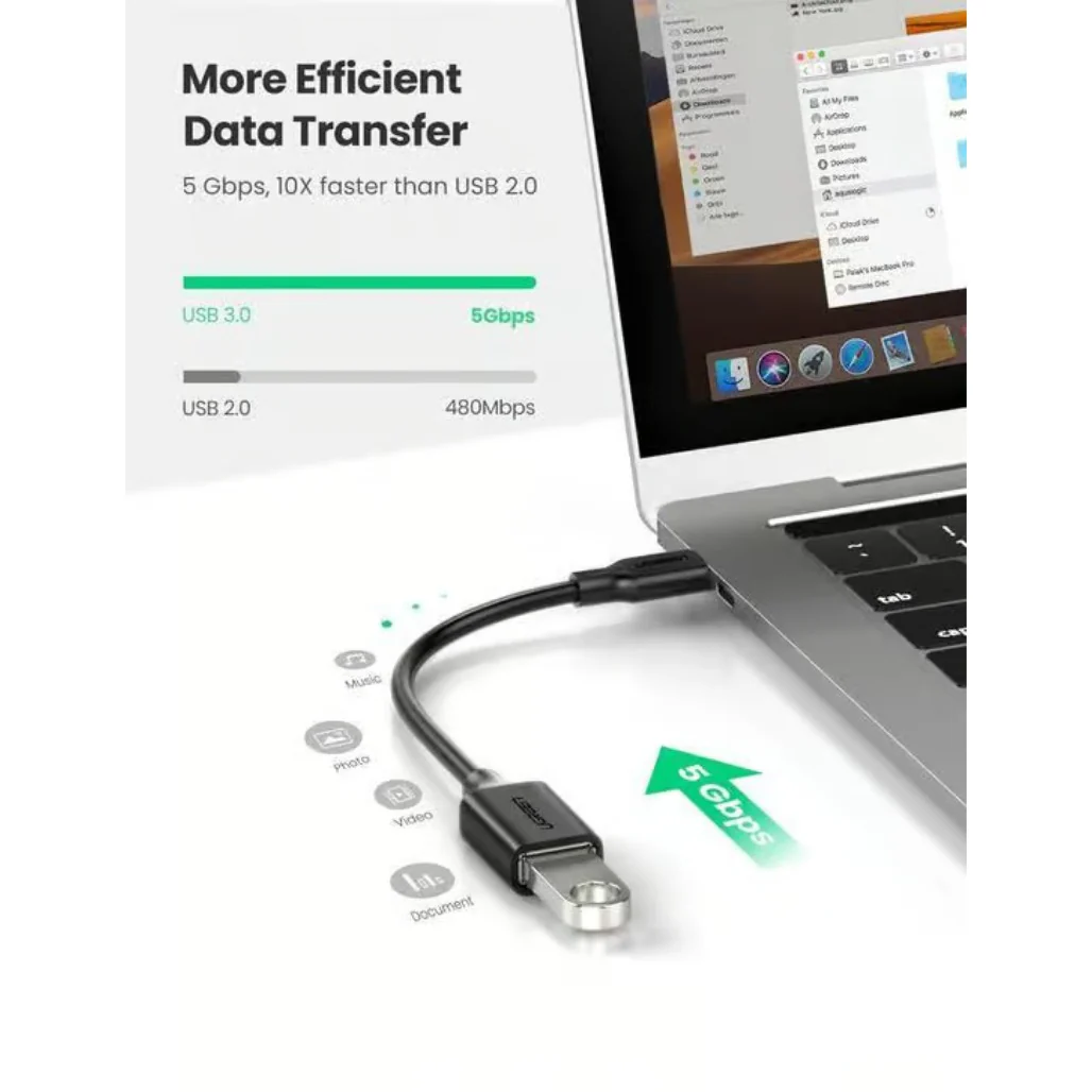 Ugreen 30701 USB C To USB 3.0 OTG Adapter - Image 2