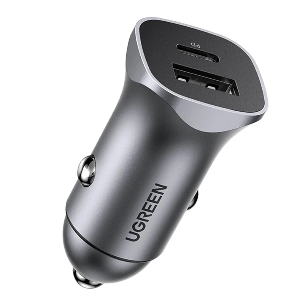 Ugreen 40858 30W USB C Car Charger Dual Port PD3.0 QC3.0 Fast Charging - Image 2