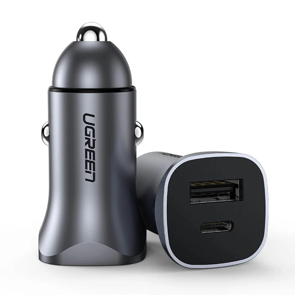 Ugreen 40858 30W USB C Car Charger Dual Port PD3.0 QC3.0 Fast Charging - Image 3