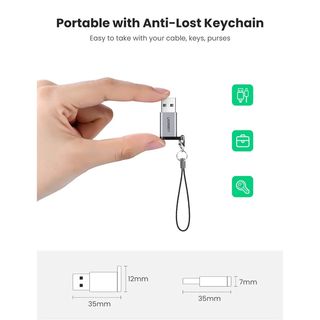 Ugreen 50533 USB-A 3.0 to USB-C Adapter - Image 2