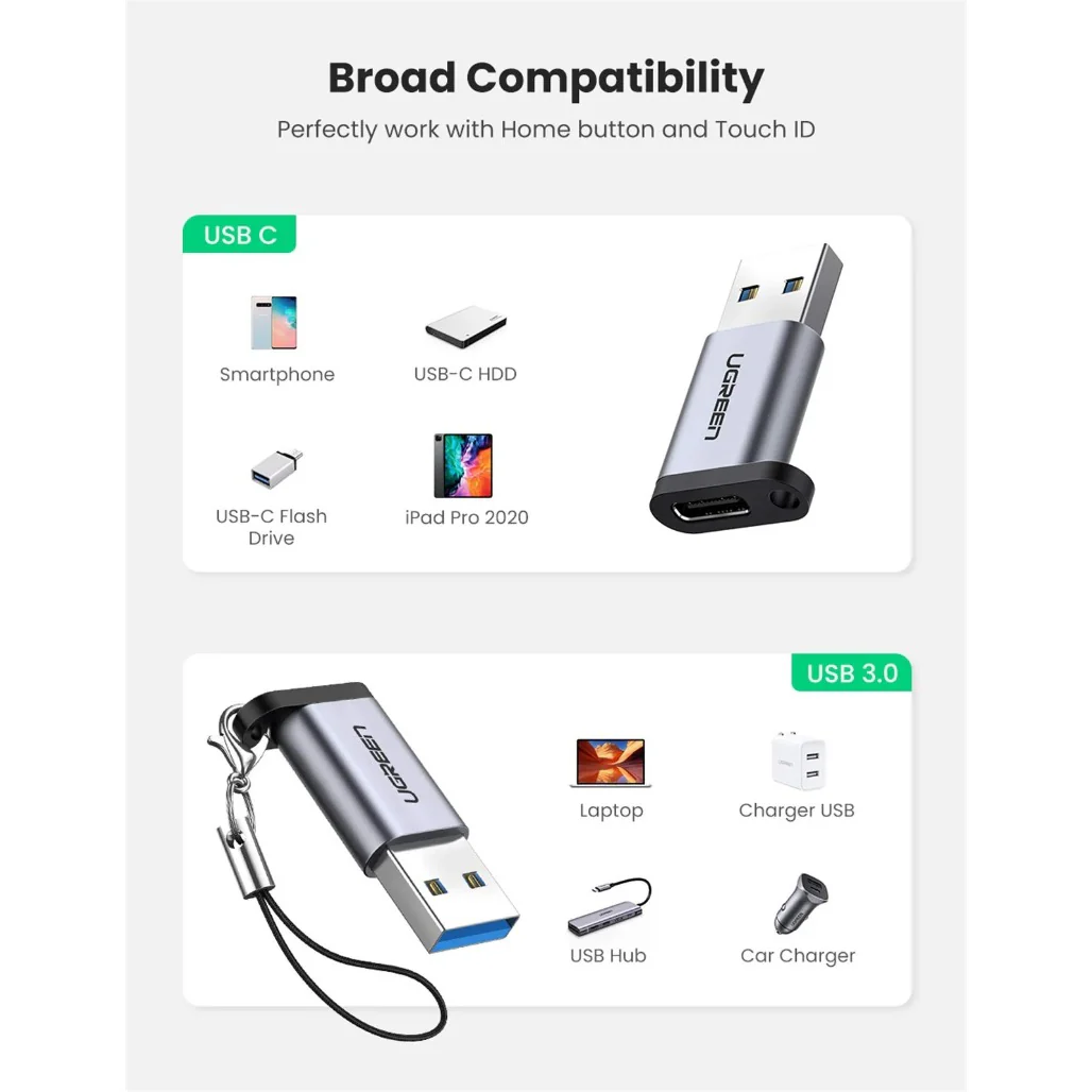 Ugreen 50533 USB-A 3.0 to USB-C Adapter - Image 3