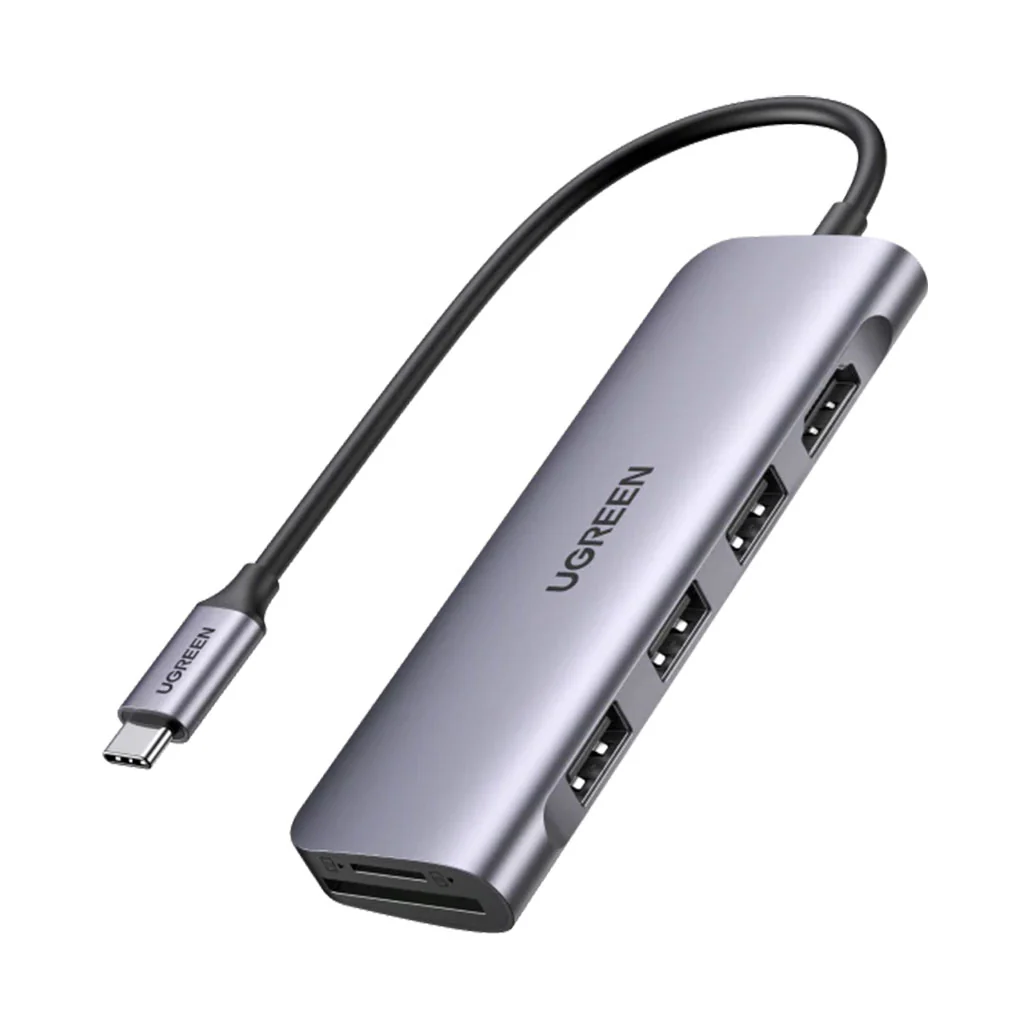 UGreen 6-in-1 USB-C Multifunction Adapter with 4K HDMI, SD/TF Card Readers