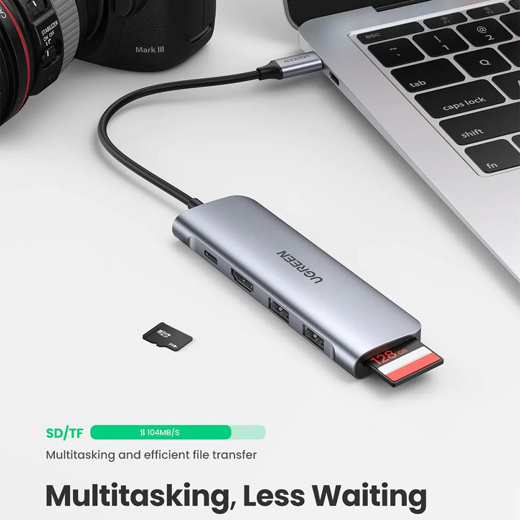UGreen 6-in-1 USB C PD Hubs with 4K HDMI - Image 2