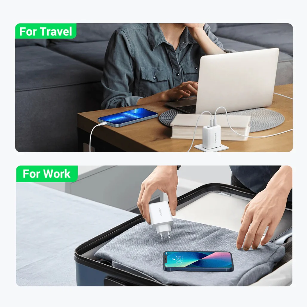 Ugreen 65W USB C Charger with 3-Ports - Image 4