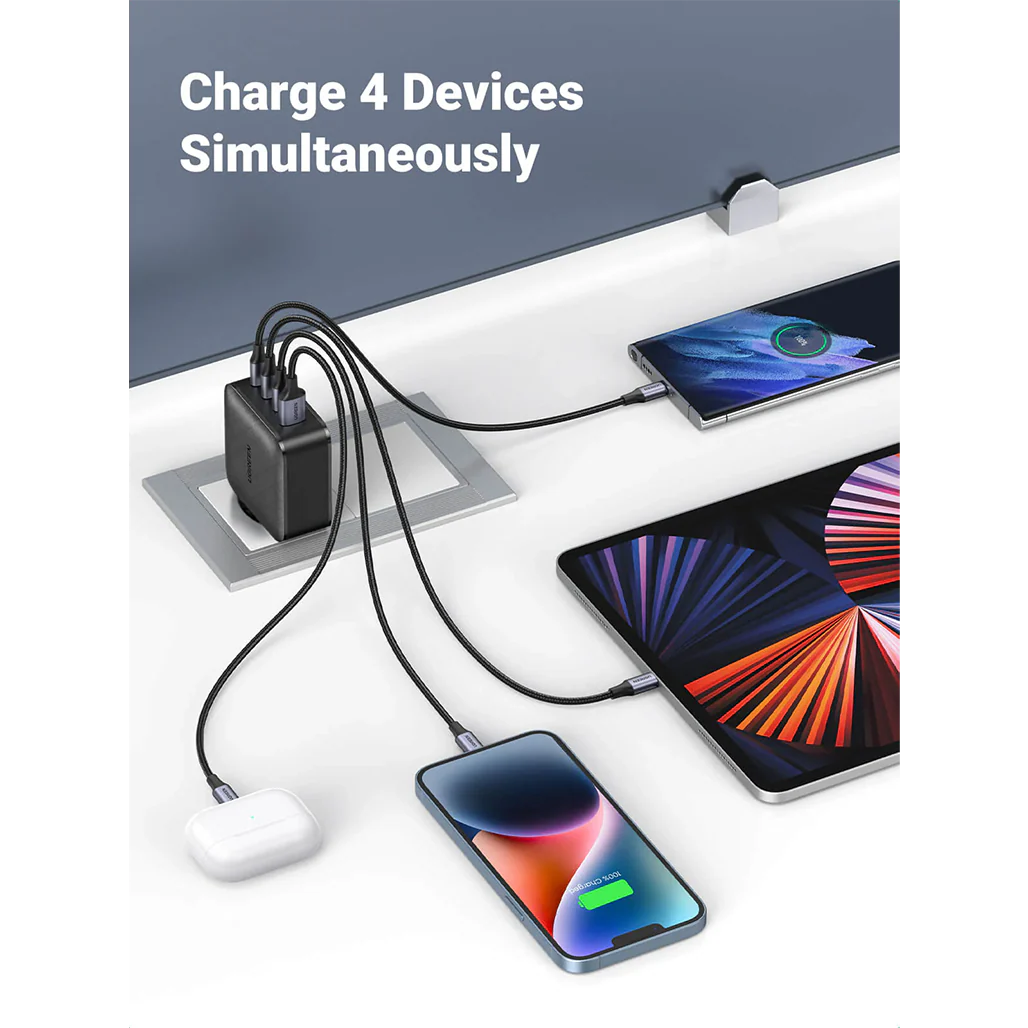 UGREEN 66W USB C Charger - Dual-Port PD Fast Charger, Compact & Powerful for Laptops and Smartphones - Image 3