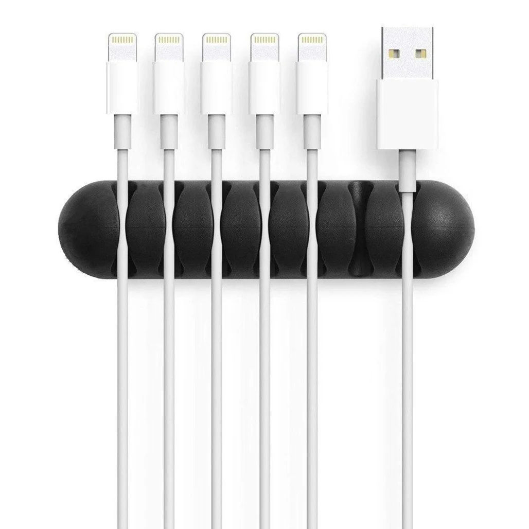 UGreen Cable Organizer with 7 Slots – Silicone Cable Management Clip for Desk, Office, and Home - Image 2