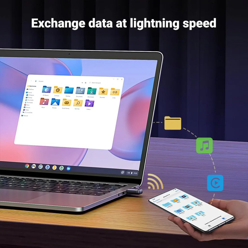 UGREEN CM748 USB Bluetooth 5.4 Adapter for Windows – Stable, High-Speed Connectivity, Supports 5 Devices Simultaneously - Image 2