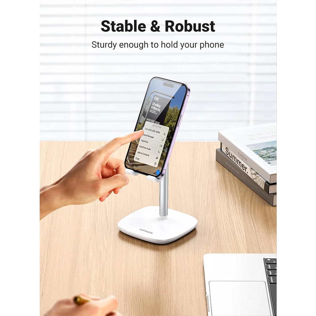 UGREEN Desktop Phone & Tablet Stand – Adjustable Tower Stand for 4"-7.9" Phones - Image 2